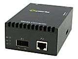 Perle S-10GT-XFPH - Fiber media converter - 10 GigE, 10Gb Fibre Channel - 10GBase-CX4, 10GBase-X, 10GBase-T - RJ-45 / XFP - up to 328 ft 1 thumbnail image