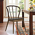 Glamour Home Azure Dining Accent Chairs, Walnut, Set Of 2 Chairs