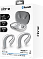 iHome XT-42 True Wireless Bluetooth In-Ear Earbuds, White, HMAUBE238WT