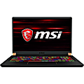 MSI GS75 Stealth-247 17.3" Gaming Notebook - 1920 x 1080 - Core i7 i7-9750H - 32 GB RAM - 512 GB SSD - Matte Black with Gold Diamond - Windows 10 Pro - NVIDIA GeForce RTX 2080 Max-Q with 8 GB