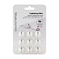 Bluelounge CableDrop Mini Multipurpose Cable Clips, White, Pack Of 9 Clips, BLUCDM-WH 1 thumbnail image