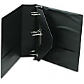 Universal D-Ring Binder With Label Holder, 8 1/2" x 11", 2" Capacity, Black 1 thumbnail image