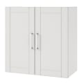Ameriwood™ Home Callahan 24" Wall Cabinet, 2 Shelves, White 1 thumbnail image