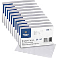 Business Source Ruled White Index Cards - Front Ruling Surface - Ruled - 72 lb Basis Weight - 4" x 6" - White Paper - 1000 / Box