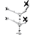 StarTech.com Quad Monitor Mount - Full Motion - Premium 4 Arm Mount - For up to 27" VESA Monitors - Desk Clamp / Grommet Mount (ARMQUADPS) 1 thumbnail image