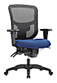 WorkPro® 9500XL Series Big & Tall Ergonomic Mesh/Premium Fabric Mid-Back Chair, Black/Royal Blue, BIFMA Compliant