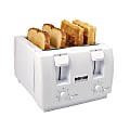 Better Chef 4-Slice Dual-Control Toaster, White