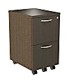 Alera® Sedina 20"D Vertical 2-Drawer Mobile File Cabinet, Espresso 1 thumbnail image