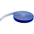StarTech.com 100ft Hook and Loop Roll - Blue - Cable Management (HKLP100BL) 1 thumbnail image