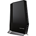 Netgear Nighthawk CAX80 Wi-Fi 6 IEEE 802.11ax Ethernet, Cable Wireless Router - Dual Band - 2.40 GHz ISM Band - 5 GHz UNII Band - 750 MB/s Wireless Speed - 4 x Network Port - 1 x Broadband Port - USB - 2.5 Gigabit Ethernet - VPN Supported - Desktop