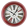 FirsTime & Co.® Relic Wall Clock, Distressed Red 1 thumbnail image