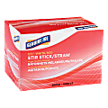 Genuine Joe 5-1/2" Plastic Stir Stick/Straws - 5.50" Length - Plastic - 40000 / Carton - White 1 thumbnail image