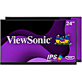 ViewSonic VG2448A-2_H2 24" Dual Pack Head-Only 1080p IPS Monitor