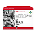 Office Depot Brand® Remanufactured Black MICR Toner Cartridge Replacement For HP 58A, OD58AM