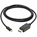 Eaton Tripp Lite Series USB-C to DisplayPort Bi-Directional Active Adapter Cable (M/M), 4K 60 Hz, HDR, Locking DP Connector, 6 ft. (1.8 m)