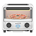 Brentwood 183 Cu In 500W Stainless Steel Mini Toaster Oven, White 1 thumbnail image