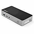 StarTech.com USB-C Dock - Dual Monitor 1080p HDMI Laptop Docking Station - 60W Power Delivery - 1x USB-C, 3x USB-A, GbE - Mac & Windows - Dual 1080p HDMI monitor docking station