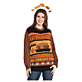 Amscan Adults' Thanksgiving Leftovers Are For Quitters Ugly Sweater, Large/Extra-Large 1 thumbnail image