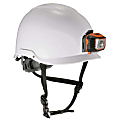 Ergodyne Skullerz 8974LED Class E Safety Helmet And LED Light, White