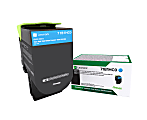 Lexmark™ 71B1HC0 Cyan High Yield Return Program Toner Cartridge 1 thumbnail image