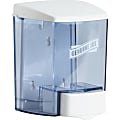 Genuine Joe 30 oz Soap Dispenser - Manual - 30 fl oz Capacity - See-through Tank, Water Resistant, Soft Push - 1 Each 1 thumbnail image