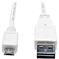 Eaton Tripp Lite Series Universal Reversible USB 2.0 Cable (Reversible A to 5Pin Micro B M/M) White, 3 ft. (0.91 m) - UR050003WH 1 thumbnail image