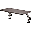 StarTech.com Monitor Riser Stand - Clamp-on Monitor Shelf for Desk - Extra Wide 25.6"/65 cm - For up to 34" Monitors - Black (MNRISERCLMP) 1 thumbnail image