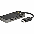 StarTech.com 3 Port DisplayPort MST Hub - 3 x 4K - DP 1.4 Multi Monitor Splitter - Windows - EDID - HDR - DisplayPort to 3 x DisplayPort 1 thumbnail image
