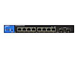 Linksys LGS310MPC - Switch - smart - 8 x 10/100/1000 (PoE+) + 2 x Gigabit SFP - desktop - PoE+ (110 W) - AC 100/240 V - TAA Compliant 1 thumbnail image