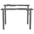 Lorell 2-Tier Sit/Stand Double Base, 220 lb Capacity, 28.30" to 46" Adjustment, 71"H x 42.50"W x 22"D, Assembly Required 1 thumbnail image