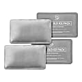 AllSett Health® Reusable Soft Gel Packs For Injuries, 10” x 6”, Gray, Pack Of 4 Gel Packs 1 thumbnail image