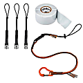Ergodyne Squids 3181 Tool Tethering Kit, 20lb Capacity, Orange/Gray 1 thumbnail image