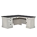 Sauder® Palladia 69”W L-Shaped Corner Desk, Glacier Oak 1 thumbnail image