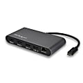 StarTech.com Mini Thunderbolt 3 Dock - MacBook Pro & Windows - Dual 4K 60Hz HDMI Docking Station - Bus Powered - Mini Thunderbolt 3 dock creates a dual-monitor bus powered workstation with Dual 4K 60Hz HDMI displays - No drivers to install