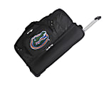 Denco Sports Luggage Rolling Drop-Bottom Duffel Bag, Florida Gators, Black