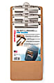 Officemate® Receipt Wood Clipboards, Vertical Clip, 5" x 8-1/4", Brown, Total Qty 3 1 thumbnail image