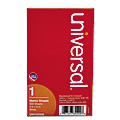 Universal® Loose Memo Sheets, 3" x 5", White, Pack Of 500