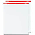 Universal Easel Pads/Flip Charts, Unruled, 27x 34, White, 50 Sheets, 2/Carton - 1 Subject(s) - Tape Bound - 35600 1 thumbnail image