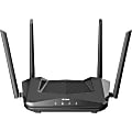 D-Link EXO AX DIR-X1870 Wi-Fi 6 IEEE 802.11ax Ethernet Wireless Router - 2.40 GHz ISM Band - 5 GHz UNII Band - 4 x Antenna(4 x External) - 225 GB/s Wireless Speed - 4 x Network Port - 1 x Broadband Port - Gigabit Ethernet - Desktop 1 thumbnail image