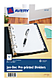 Avery® Mini Preprinted Dividers, 5-1/2" x 8-1/2", 12-Tab (Jan.-Dec.), White, 1 Set 1 thumbnail image