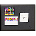 MasterVision® Fabric Bulletin Board, 18" x 24", Black Finish Frame 1 thumbnail image