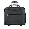 Solo New York Bryant Rolling Portfolio Bag with 17.3" Laptop Pocket, Black 1 thumbnail image