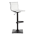 LumiSource Mirage Bar Stool, Black/White