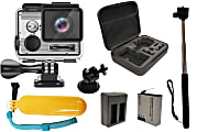 Linsay TRUE 4K Action Camera, With Accessories, X9000A4KSB