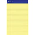 Ampad Perforated Ruled Pads - 50 Sheets - Stapled - 0.28" Ruled - 5"x8" Sheet Size - Dark Blue Binding - 20204 1 thumbnail image