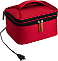HOTLOGIC Portable Personal Expandable Mini Oven XP, 4-1/2"H x 7-1/2"W x 9-1/2"D, Red 1 thumbnail image