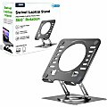 Uncaged Ergonomics Swivel Laptop Stand for Desk Adjustable Laptop Riser ...