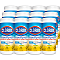 Clorox Disinfecting Wipes, Bleach Free, Crisp Lemon, 35 Wipes Per Pack,  Case Of 12 Packs