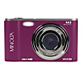 Minolta MND20 44-Megapixel HD 16x Zoom Digital Camera With 2.7K Quad Lens, Magenta