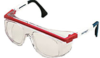 Astrospec Rx 3000 Eyewear, Clear Lens, Blue/Red/White Frame